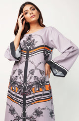 Grey printed tunic (one piece)