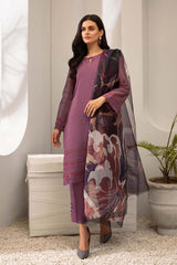 Purple Spritzer fine cotton net (two piece set)