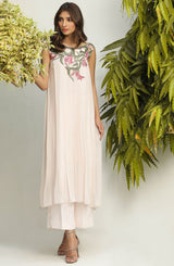 Powder pink dress. (three piece set)