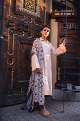 Peach Fine Cotton Silk (Two Piece Set)