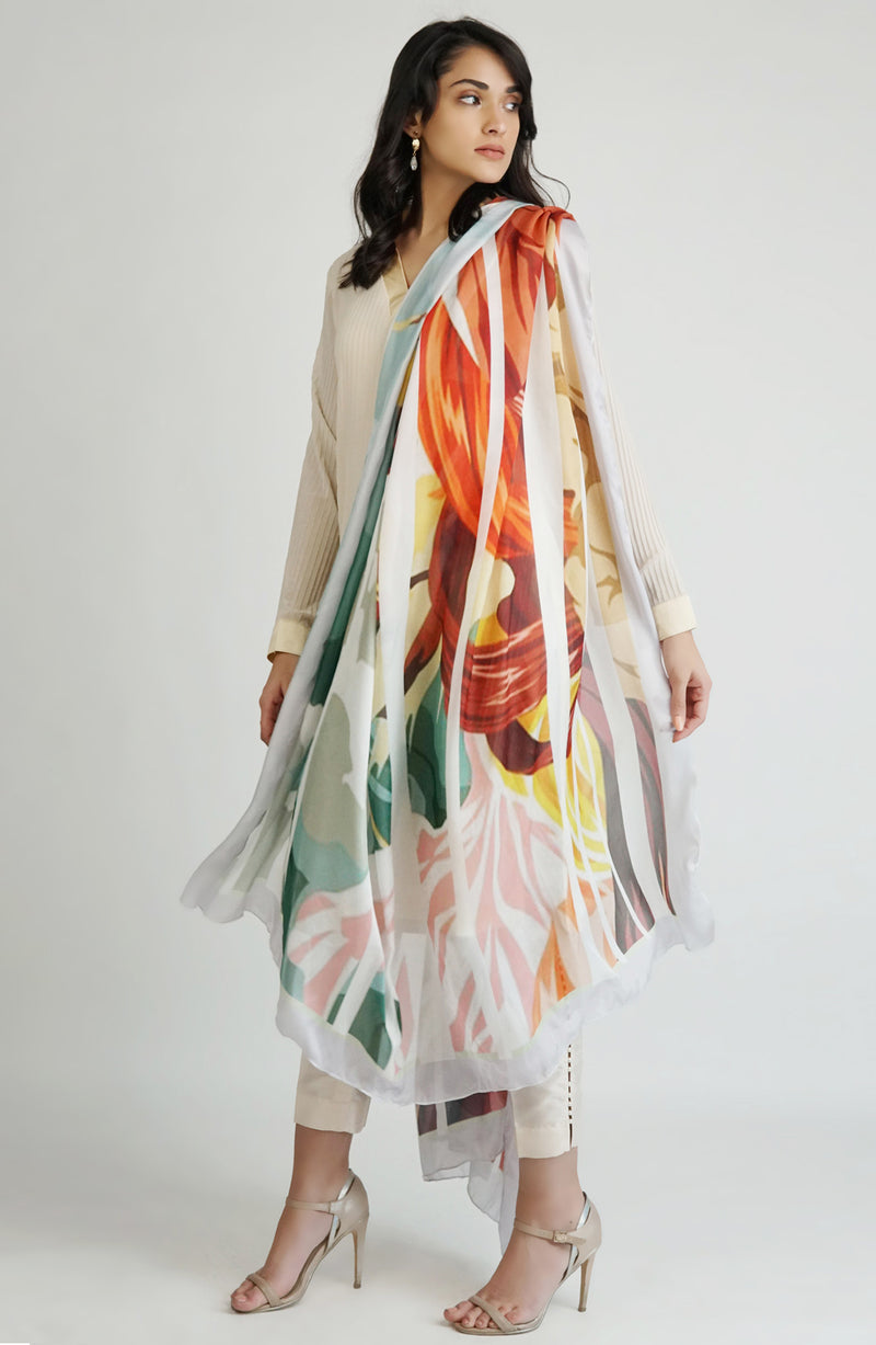 Beige Kurta (one piece)