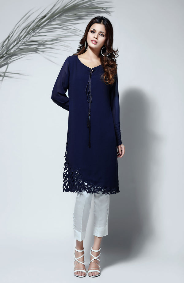 mid-night blue -TUNIC