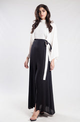 Black & White Kimono Maxi in (one piece)